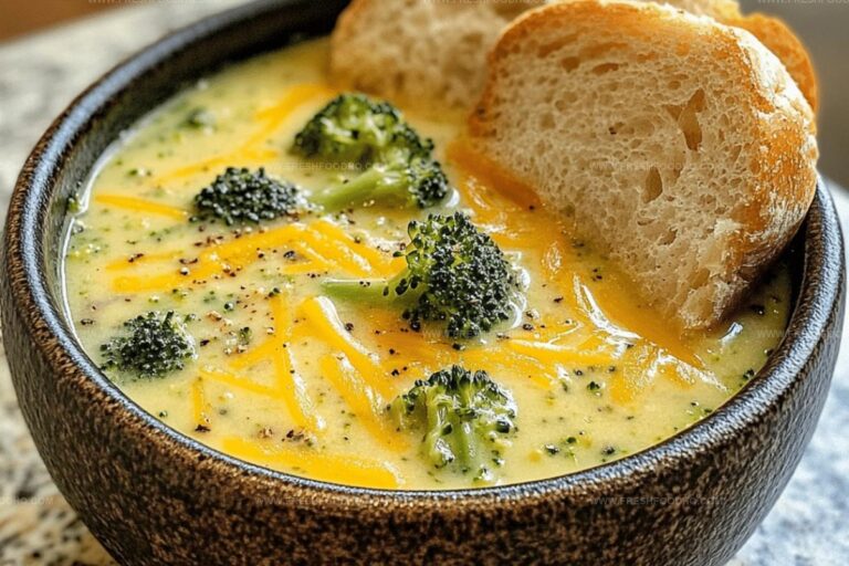Broccoli Potato Cheese Soup Recipe