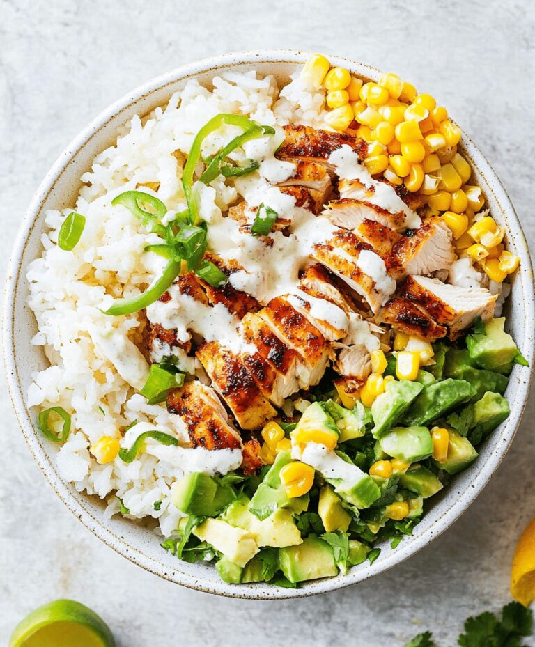 Street Corn Chicken Rice Bowl Recipe