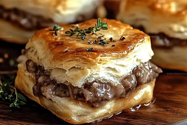 Baked French Dip Biscuits Recipe