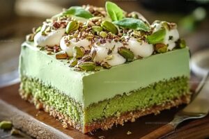 Pistachio Cream Cake Recipe