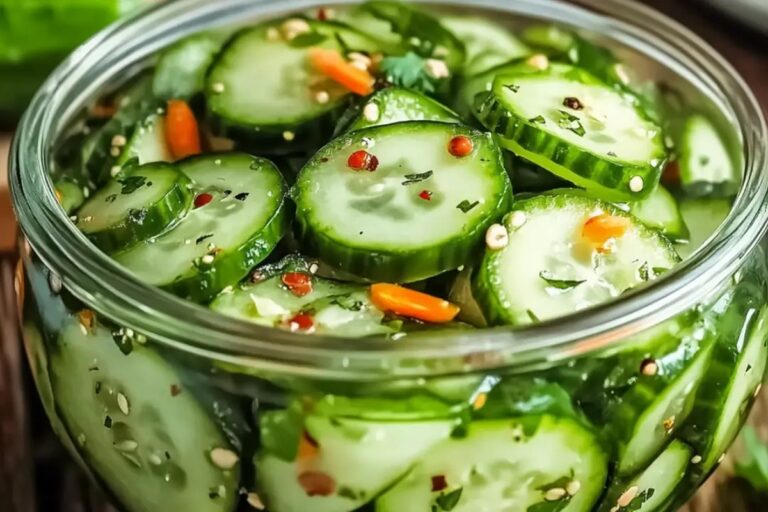 Fresh Pickled Cucumber Salad Recipe