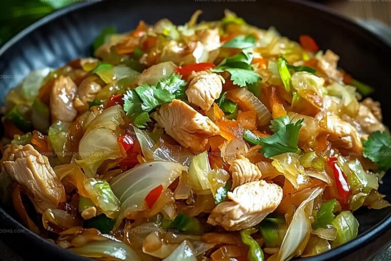 Chinese Chicken Cabbage Stir-Fry Recipe