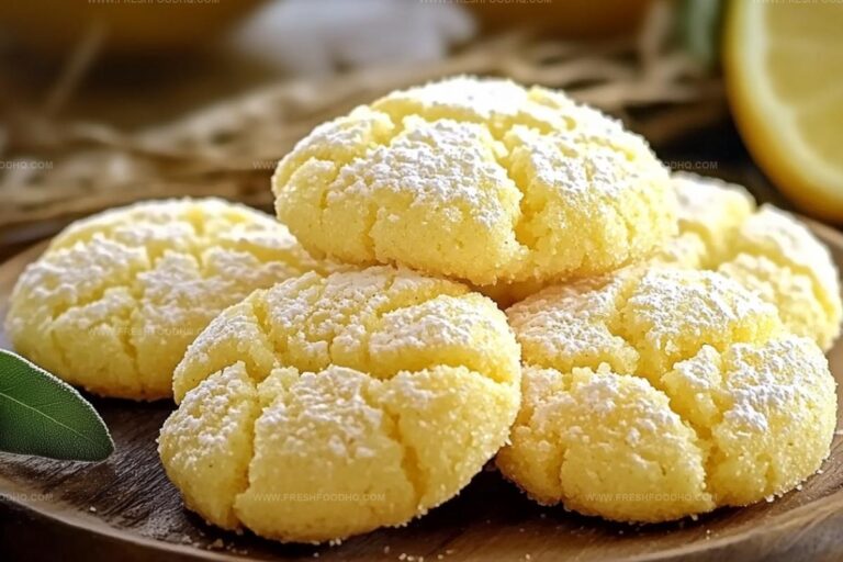 Lemon Crinkle Cookies Recipe