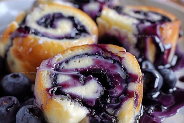 Blueberry Cheesecake Rolls Recipe