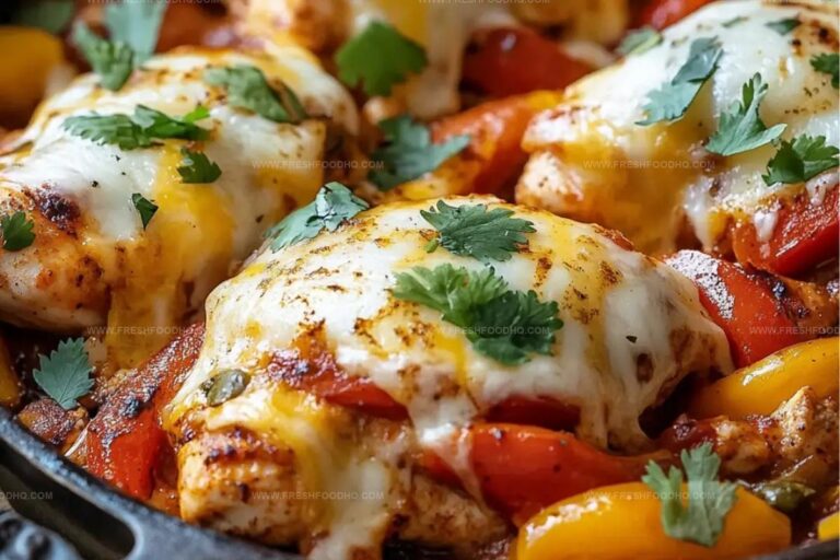 Easy Cheesy Baked Fajita Chicken Recipe