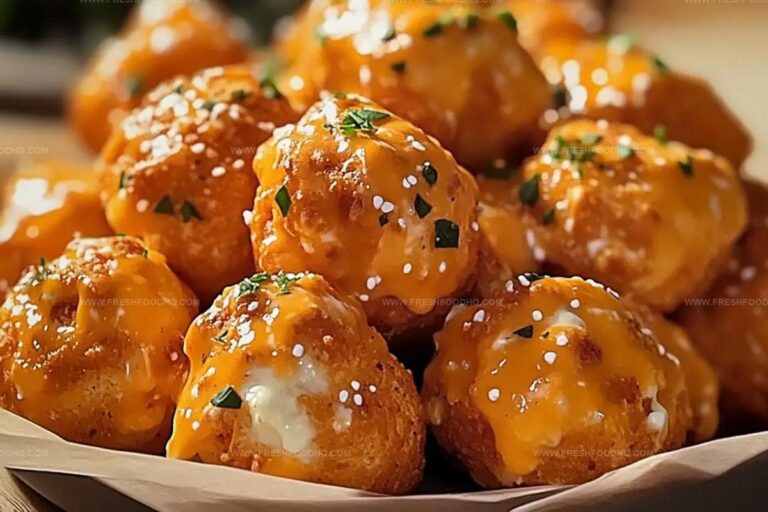Cheesy Ranch Buffalo Chicken Pretzel Bites Recipe