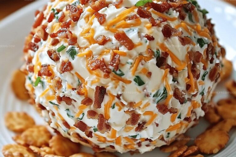 Bacon Cheddar Ranch Cheese Ball Recipe