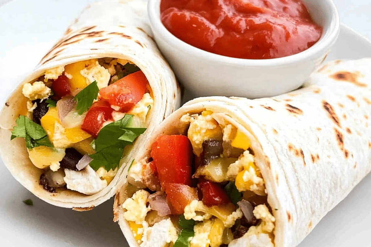 Easy Breakfast Burritos Recipe