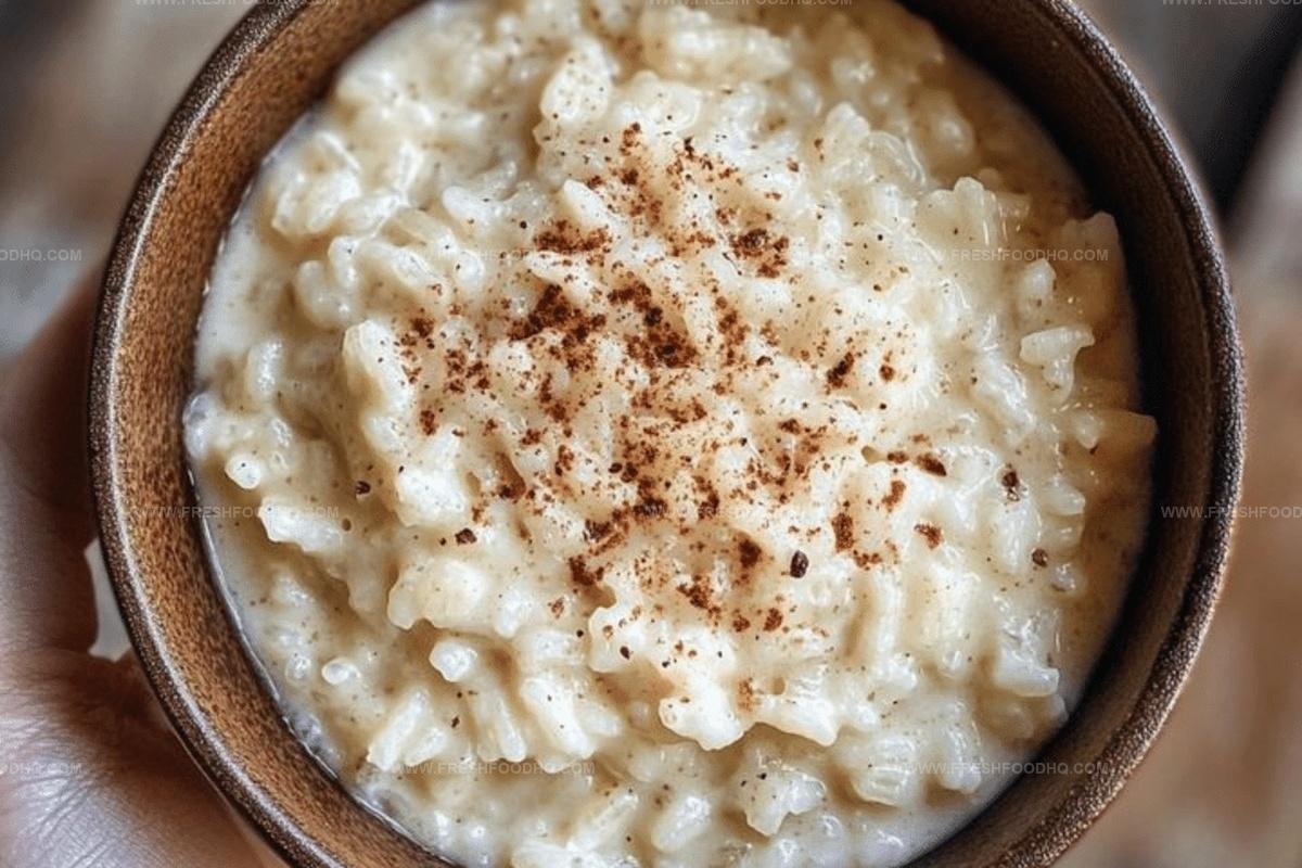 Creamy Old-Fashioned Rice Pudding with a Hint of Cinnamon Recipe