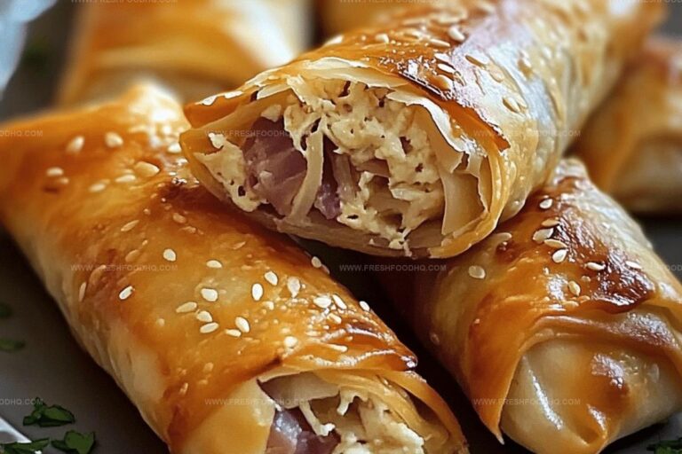 Baked Reuben Egg Rolls Recipe