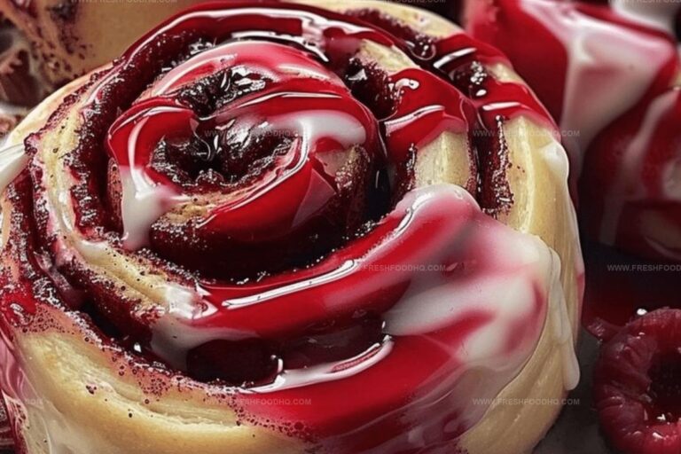 Red Velvet Cinnamon Rolls Recipe