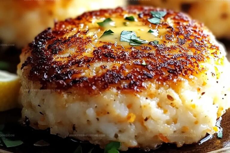 Cheddar Bay Crab Cakes With Lemon Butter Drizzle Recipe