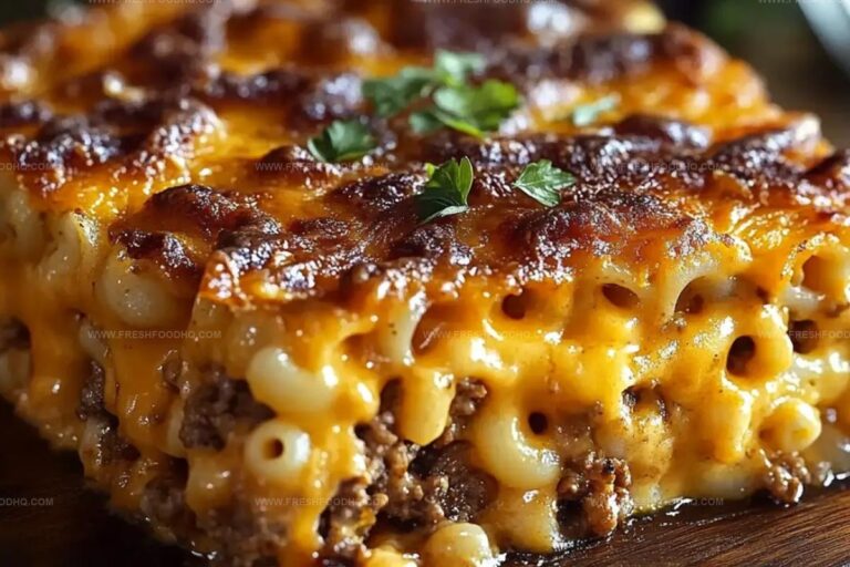 Mac And Cheese-Stuffed Meatloaf Casserole Recipe