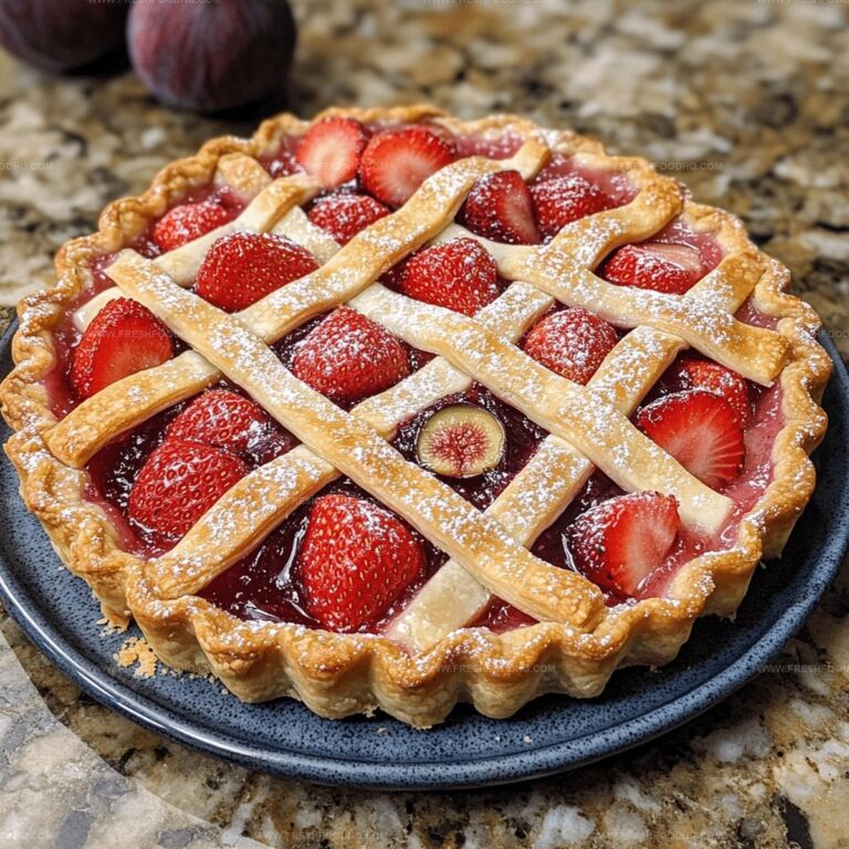 Strawberry and Ricotta Crostata with Fig Jam Recipe