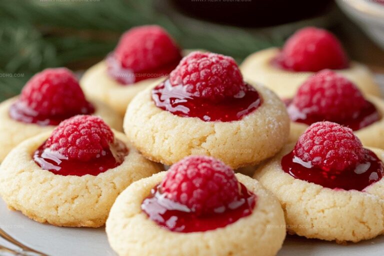 Raspberry Cheesecake Thumbprint Cookies Recipe
