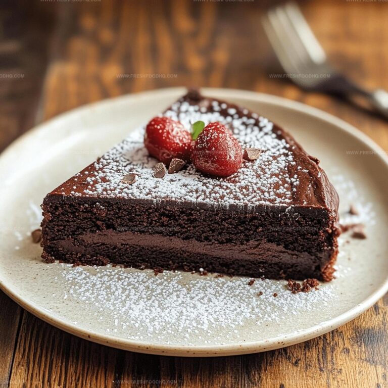 3-Ingredient Flourless Chocolate Cake Recipe