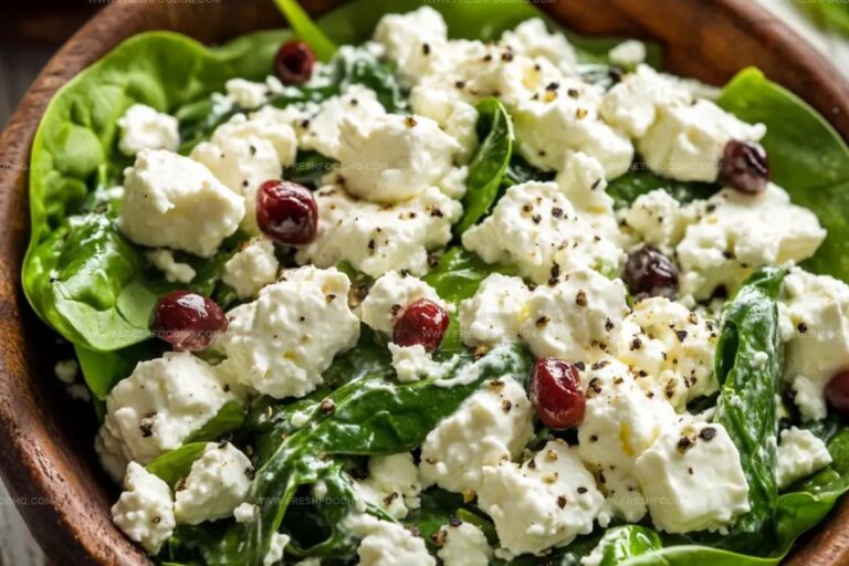 Creamy Cottage Cheese And Spinach Salad Recipe