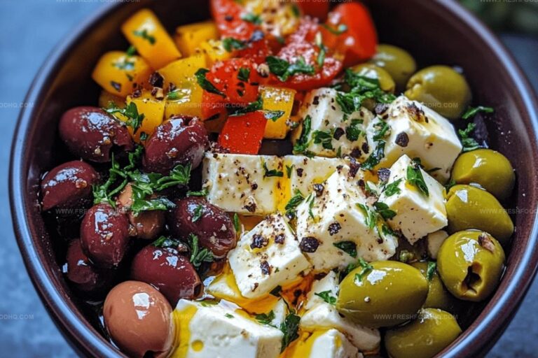 Savor the Bold Flavors of a Mediterranean Marinated Feta and Olives Recipe