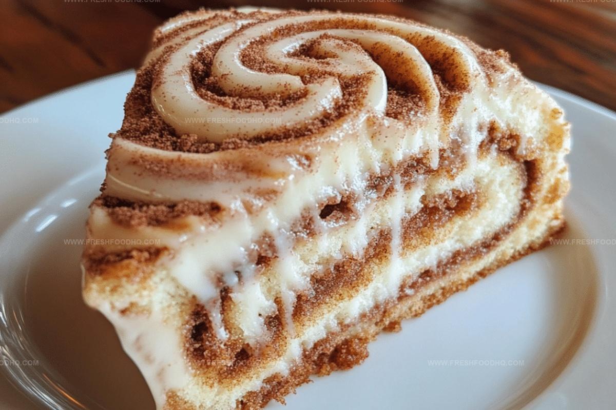 Cinnamon Roll Cheesecake Recipe