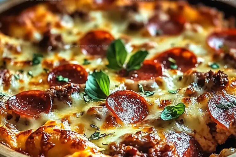 Meat Lovers Pizza Casserole Recipe