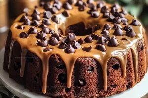 Peanut Butter Banana Chocolate Chip Cake Recipe