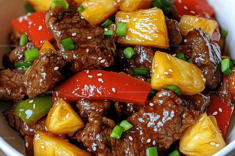Beef and Pineapple Stir-Fry Recipe