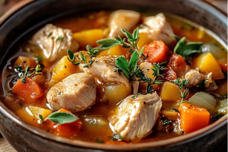 Hearty Chicken And Vegetable Stew Recipe