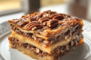 Pecan Pie Lasagna Recipe