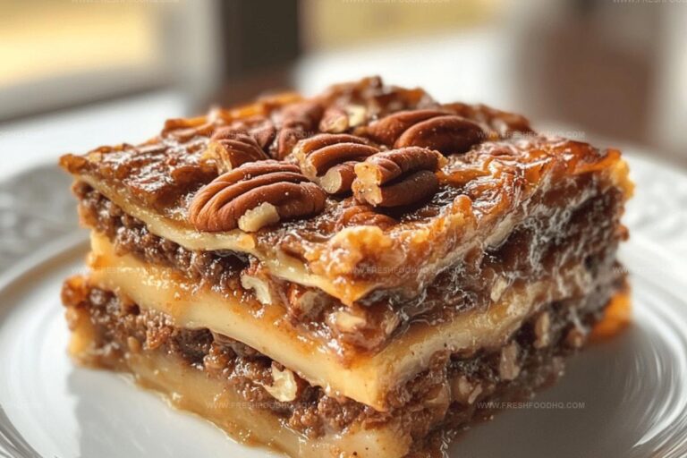 Pecan Pie Lasagna Recipe