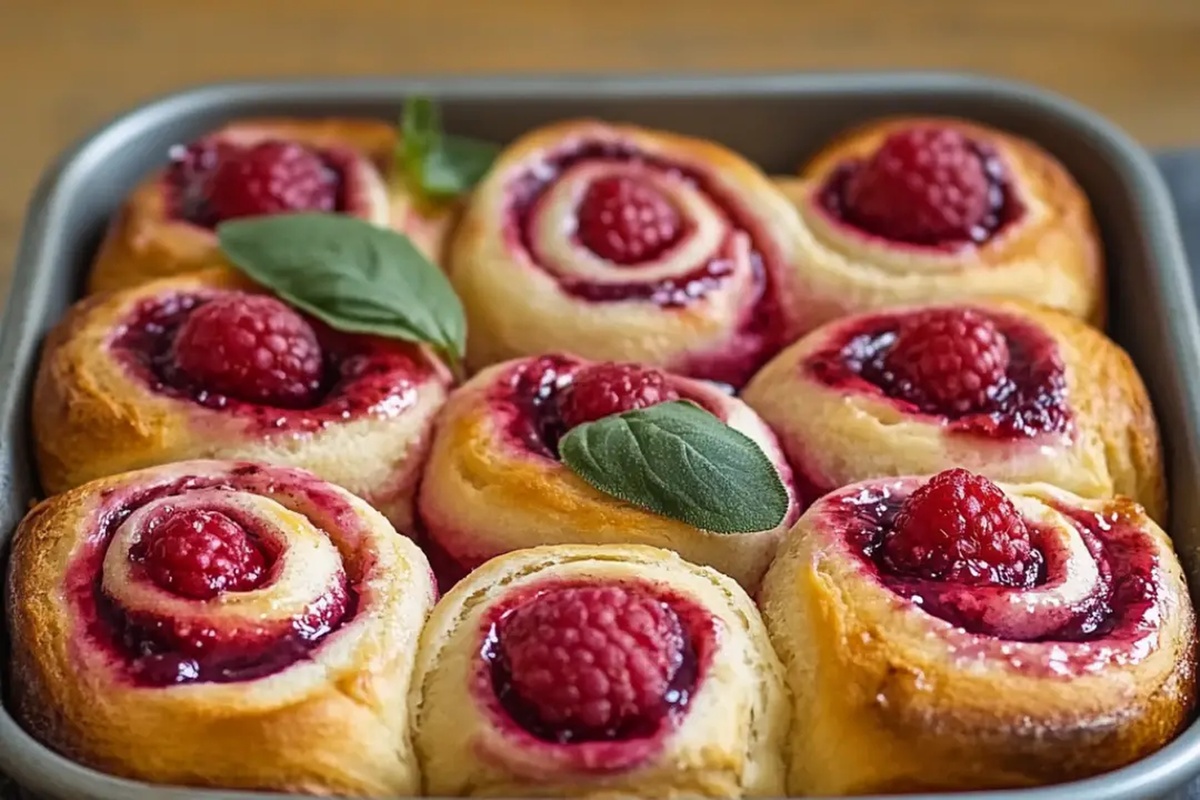 Raspberry Swirl Sweet Rolls Recipe