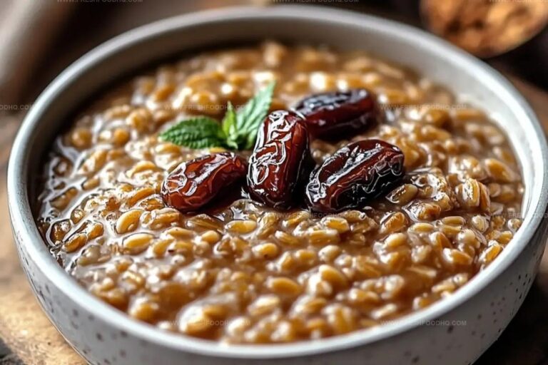 Farro Breakfast Pudding With Dates And Cardamom Recipe