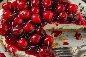 Easiest No-Bake Cherry Cheesecake Recipe