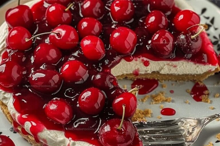 Easiest No-Bake Cherry Cheesecake Recipe