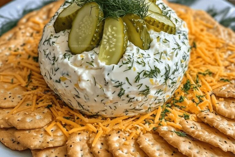 Dill Pickle Cheese Ball Recipe