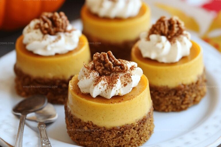 Mini Pumpkin Cheesecakes Recipe