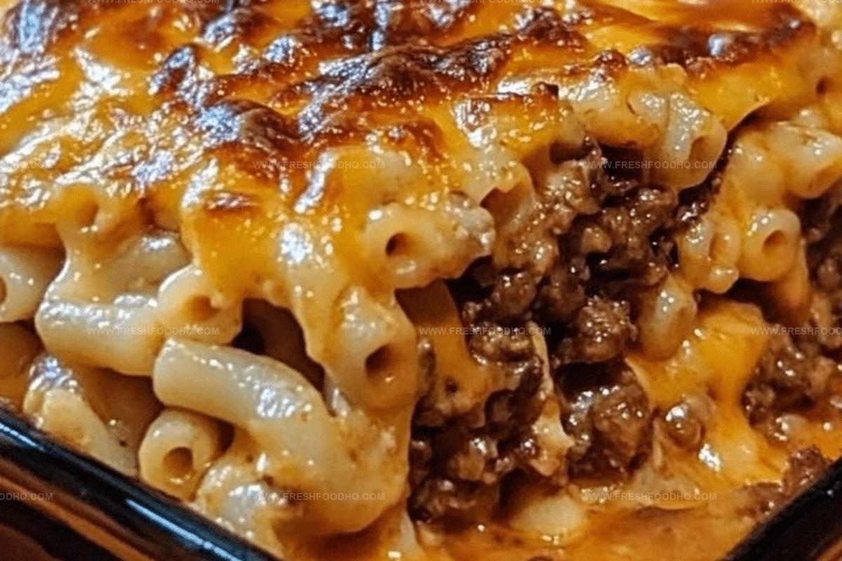 Mac and Cheese Meatloaf Casserole Recipe
