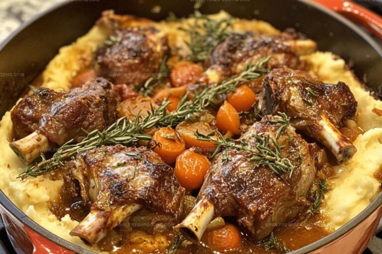 Lamb Shank with Creamy Mashed Potatoes Recipe