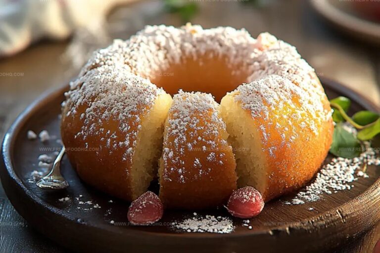 Valentines Day Donut Coconut Bundt Cake Recipe