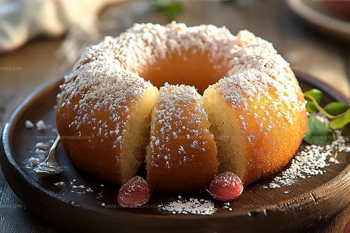 Valentines Day Donut Coconut Bundt Cake Recipe