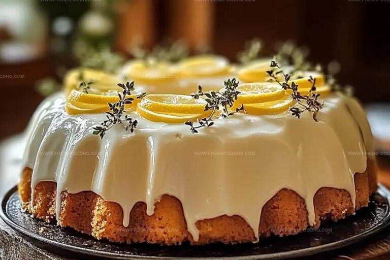 Lemon Cream Cheese Pound Cake With Lemon Cream Cheese Frosting Recipe