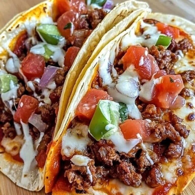 Meat Lovers Pizza Tacos Recipe