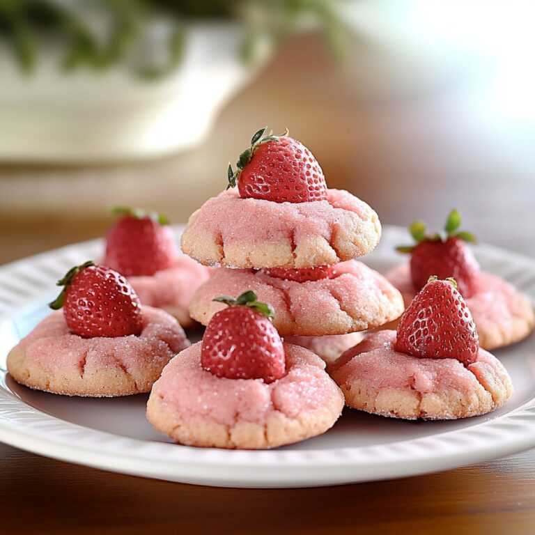 Strawberry Kiss Cookies Recipe