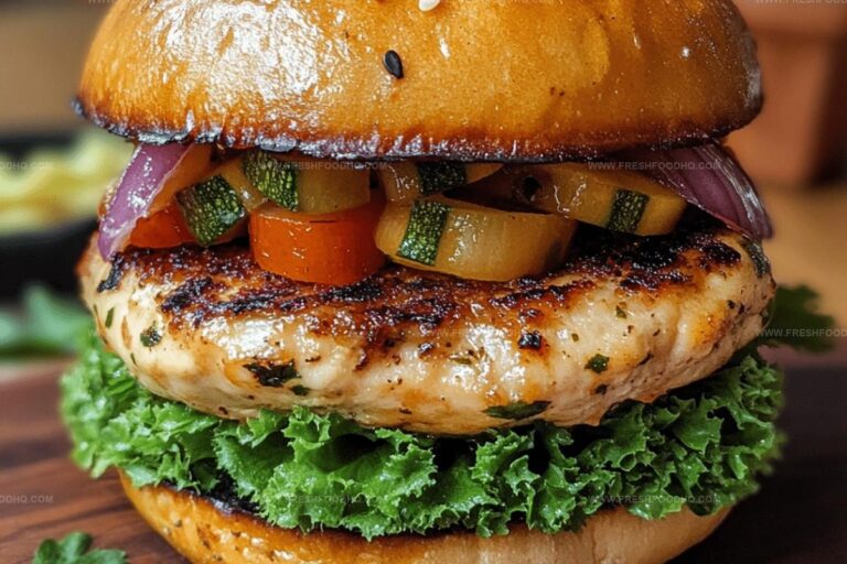 Chicken Veggie Burger Recipe