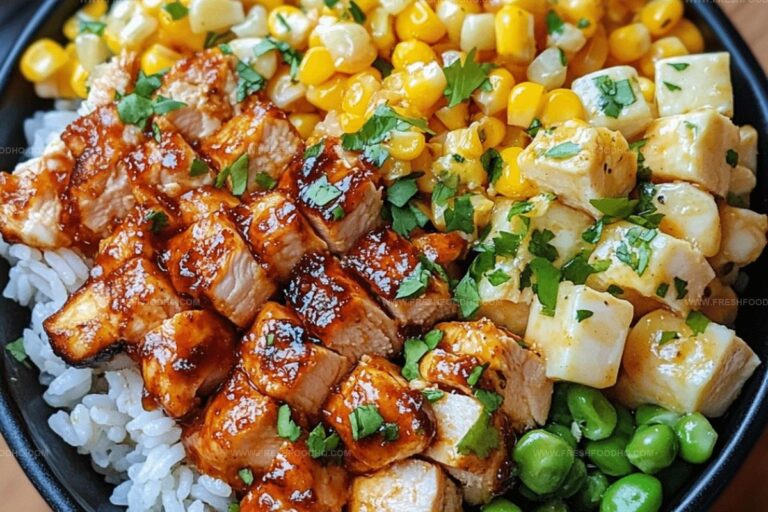 Street Corn Chicken Rice Bowls Recipe