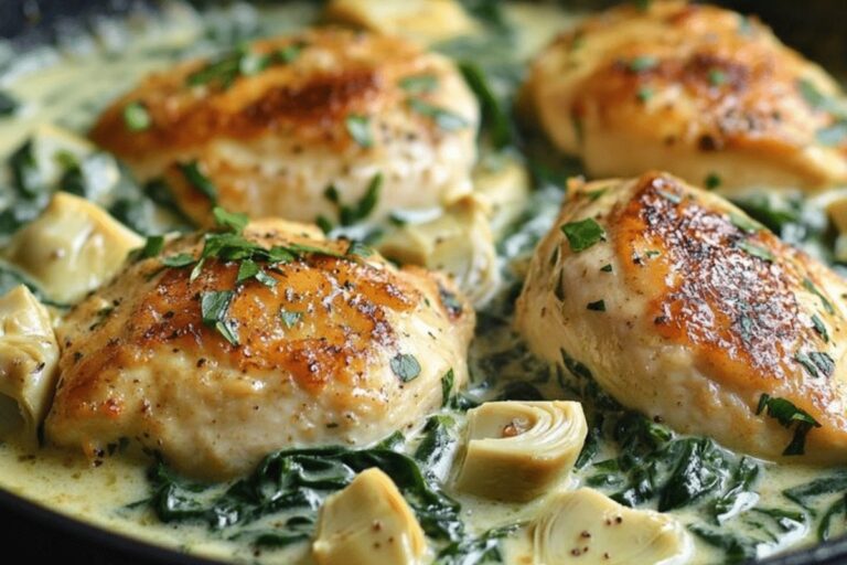 Spinach Artichoke Chicken Recipe