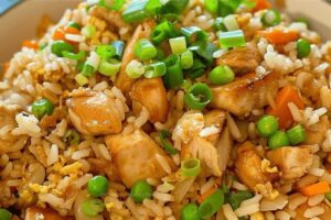 Garlic Chicken Fried Rice Recipe