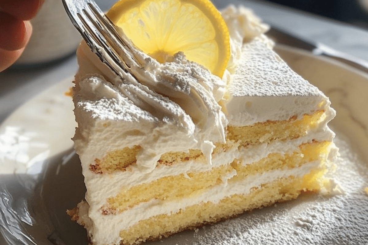 Lemon Mousse Cake Recipe