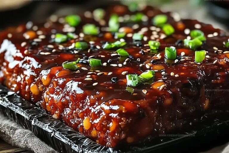 Sweet & Spicy Korean Bbq Meatloaf Recipe