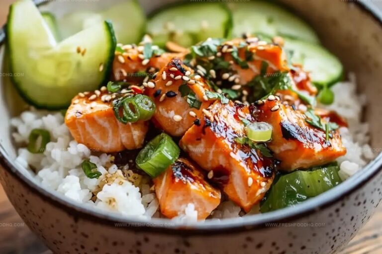 Spicy Salmon Rice Bowl Recipe