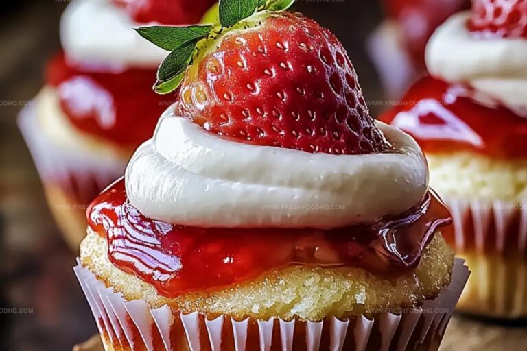 Strawberry Cheesecake Cupcakes Recipe